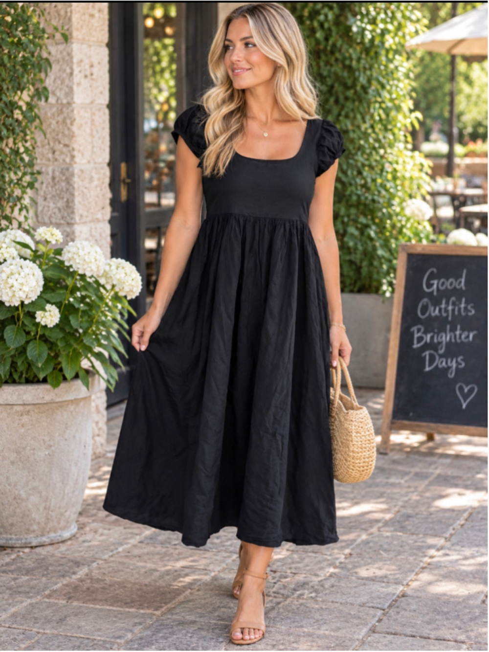 Women's Cynthia Rowley Black Midi Dress Size XS